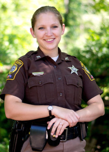 Dawn Rosenberry, winner of CSU / National Sheriff's Association scholarship. 