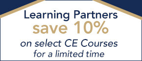 Learning Partners save 10% on select Continuing Education courses.